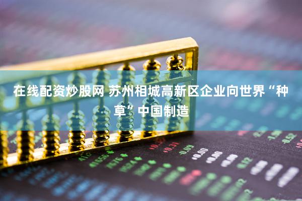 在线配资炒股网 苏州相城高新区企业向世界“种草”中国制造